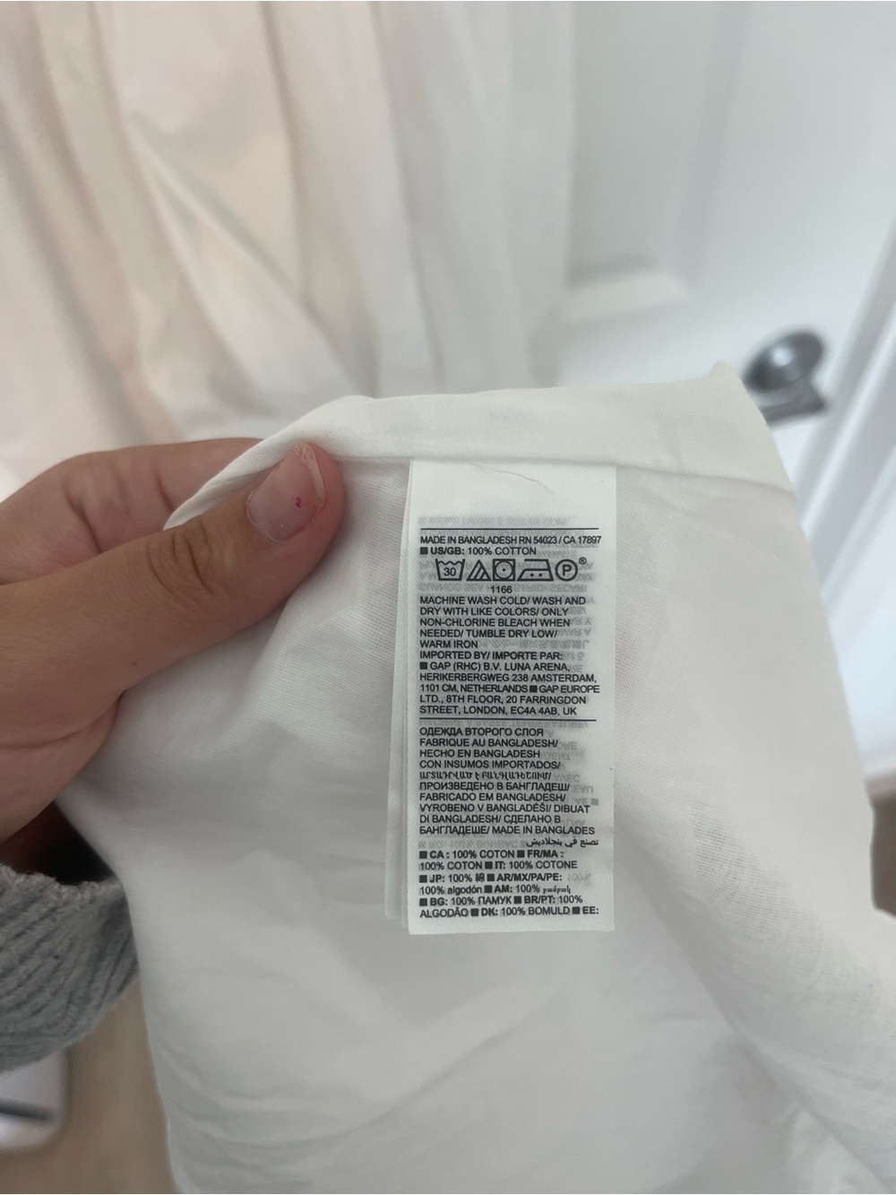 Banana Republic White Spaghetti-Strap Maxi Dress with Front Cutout - Picture 5 of 5